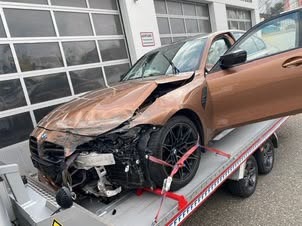 BMW M3 G80 przed naprawą — REVON GARAGE